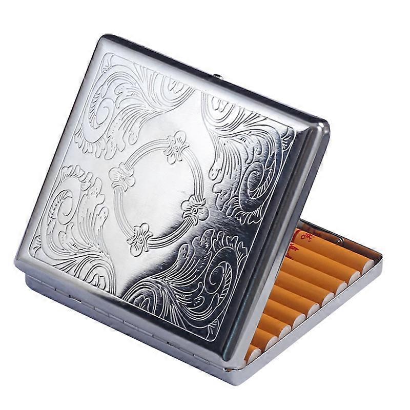 Zigarettenetui: Edle Zigarettenetui aus Edelstahl