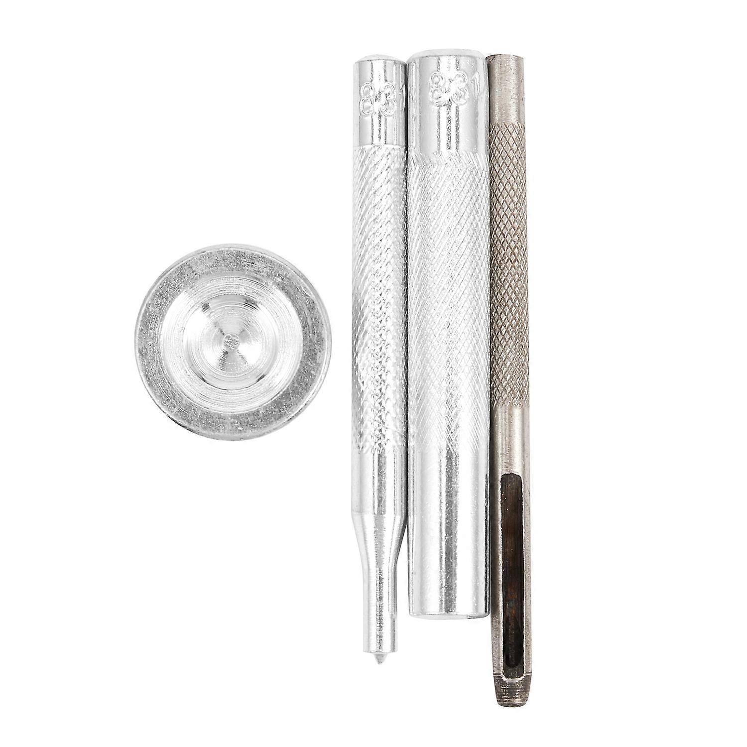 4PCS 831 Type Metal Snap Fasteners Press Studs Button Installation Tools Hand Punch Tool Set DIY Ma