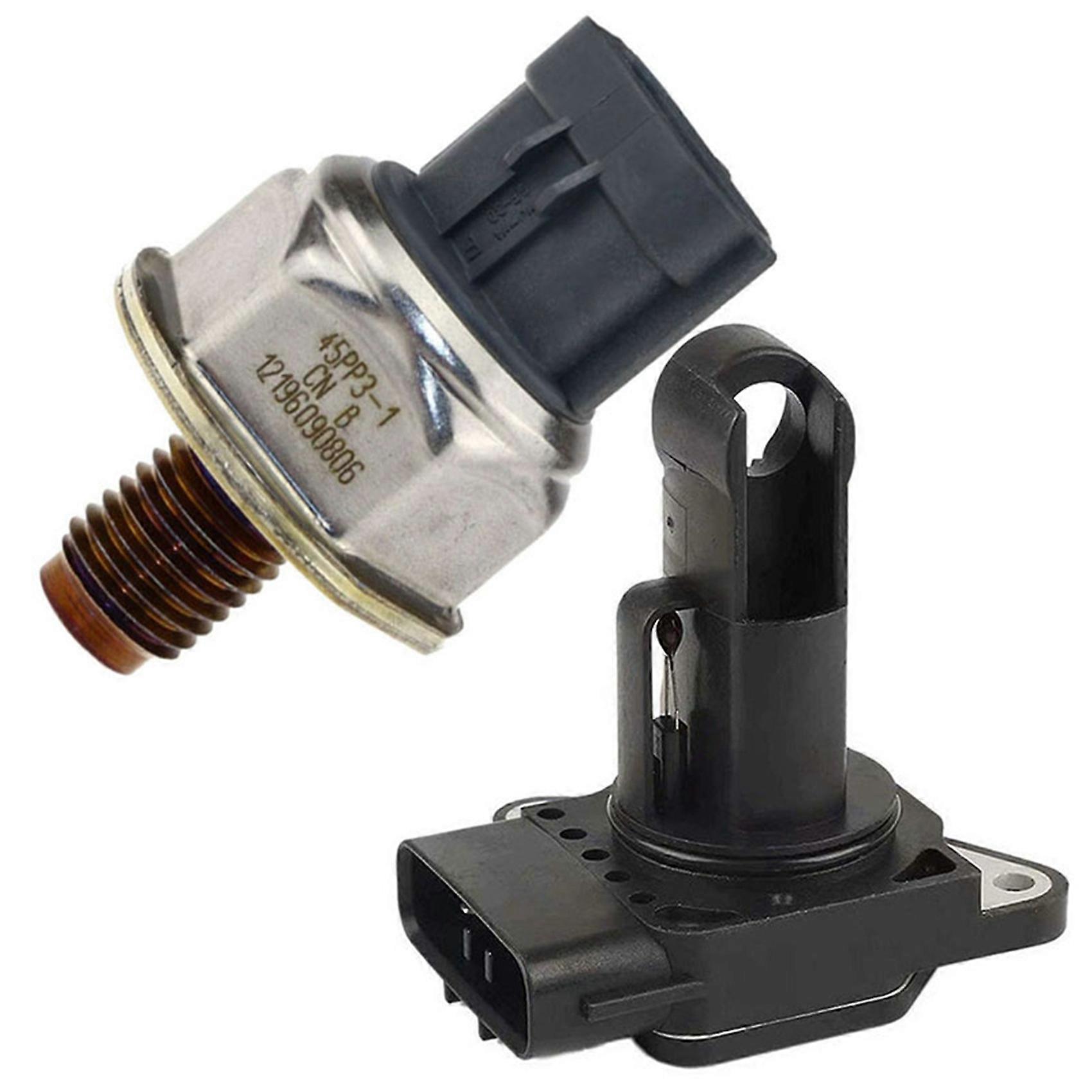 Common Rail Fuel Pressure Sensor for with MAF Mass Air Flow Meter Sensor for Corolla Yaris/Vitz RAV
