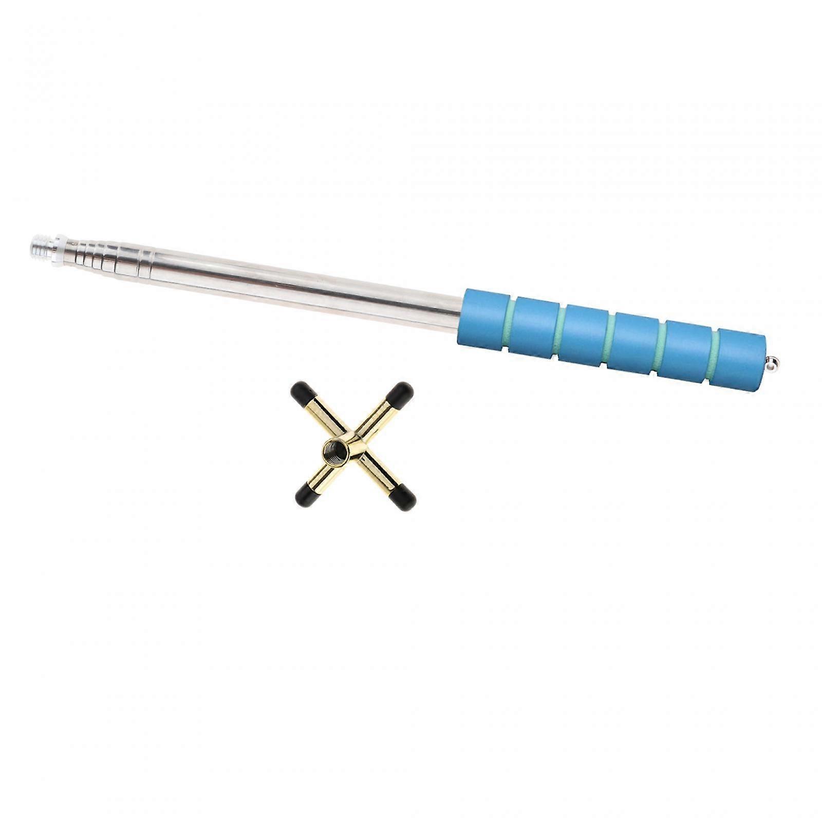 Billiards Pool Cue Stick with Removable Bridge Head for Club Game Pool Table 1 Rod 1 Cross Head