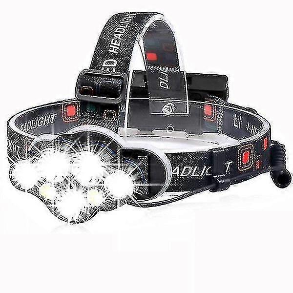 40000lm Waterproof Powerful Headlight - Usb Rechargeable Head Lamp