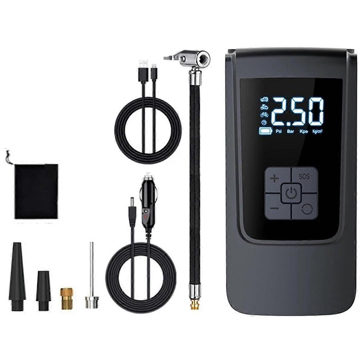 Portable Electric Air Compressor Air Pump for Car Portable Tyre Inflator Electric Motorcycle Pump for Car Motorcycles