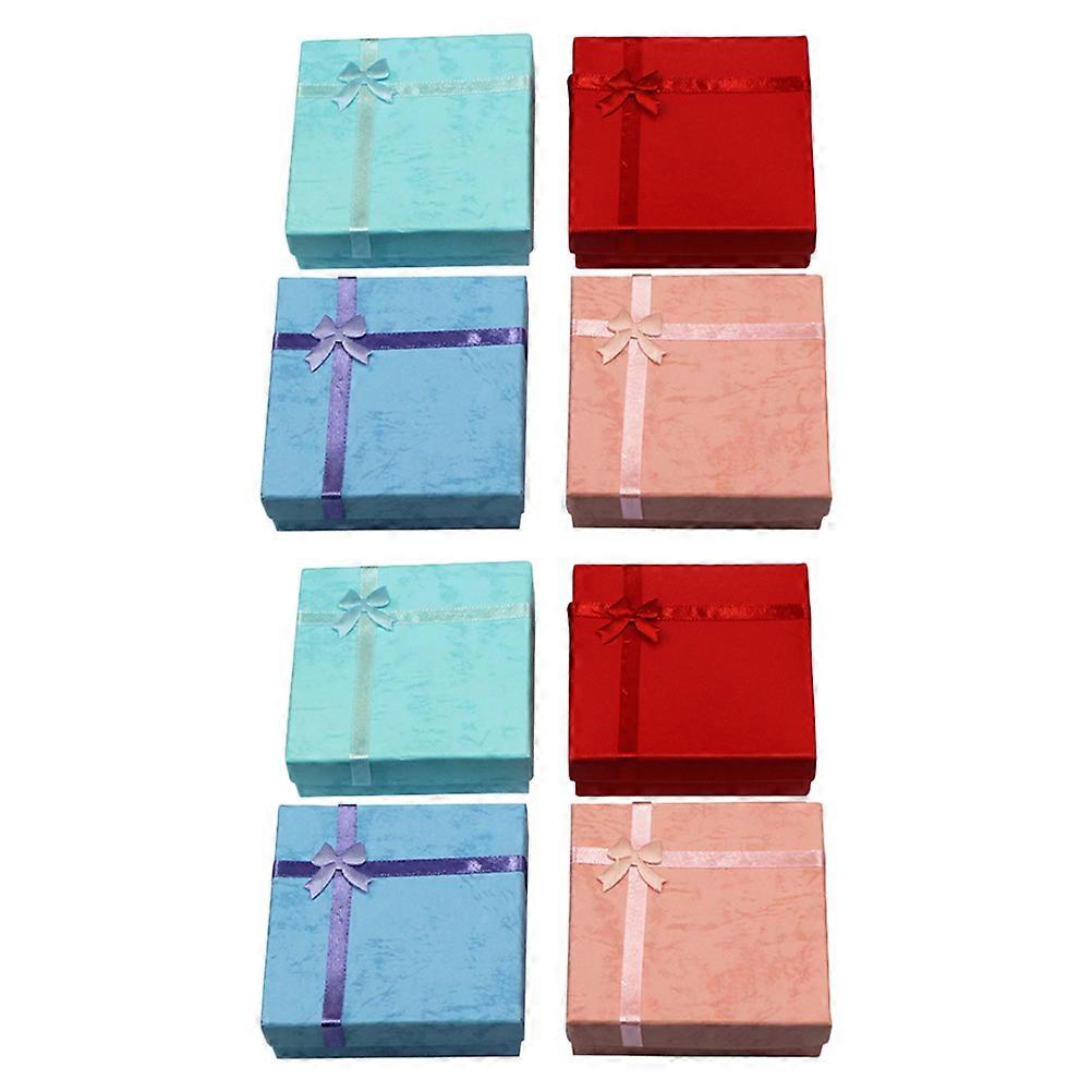 8Pcs Creative Gift Storage Boxes Pretty Watch Storage Boxes Bracelet Wrapping Boxes