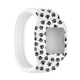 Voor Garmin Vivofit JR3 siliconen horlogeband zonder gesp, maat: L L