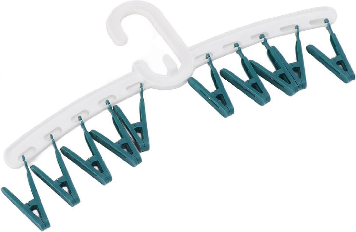 Laundry Drying Rack, Space Saving, Versatile, Anti-Drop, Plastic Sock Clips, Lightweight Drying Rack for Travel