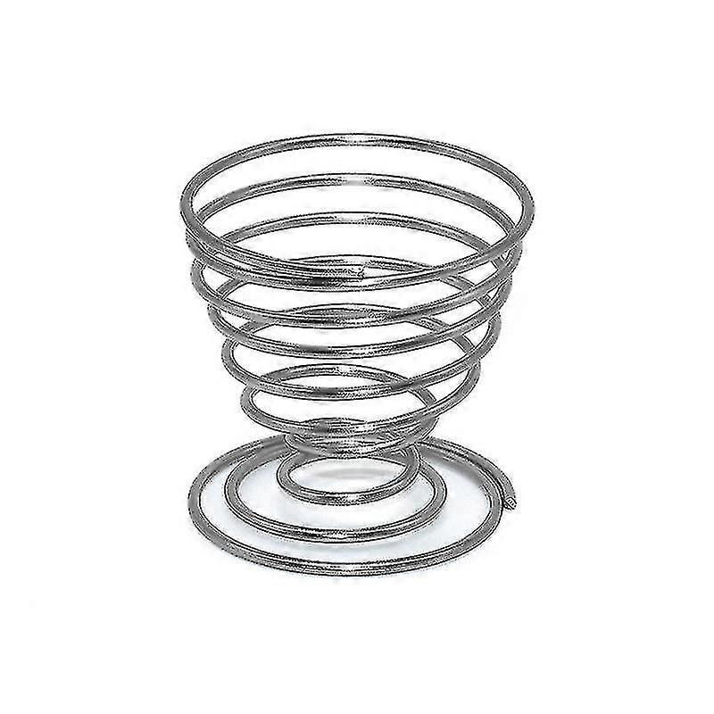 Less Steel Wire Spiral Egg S(6pcs,silver)