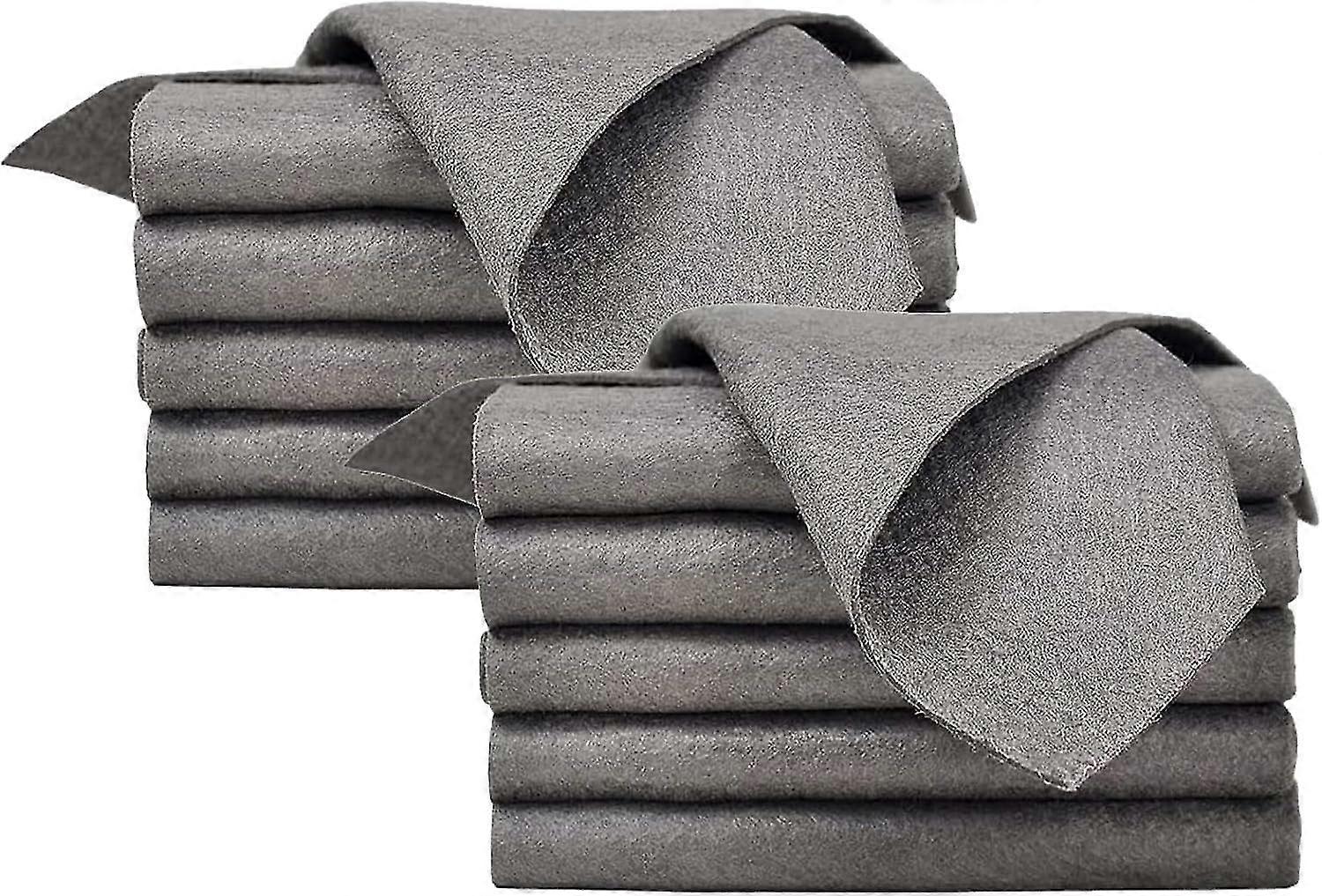Thickened Magic Cleaning Cloth - 10pcs Streak-free Microfiber Cleaning Rags