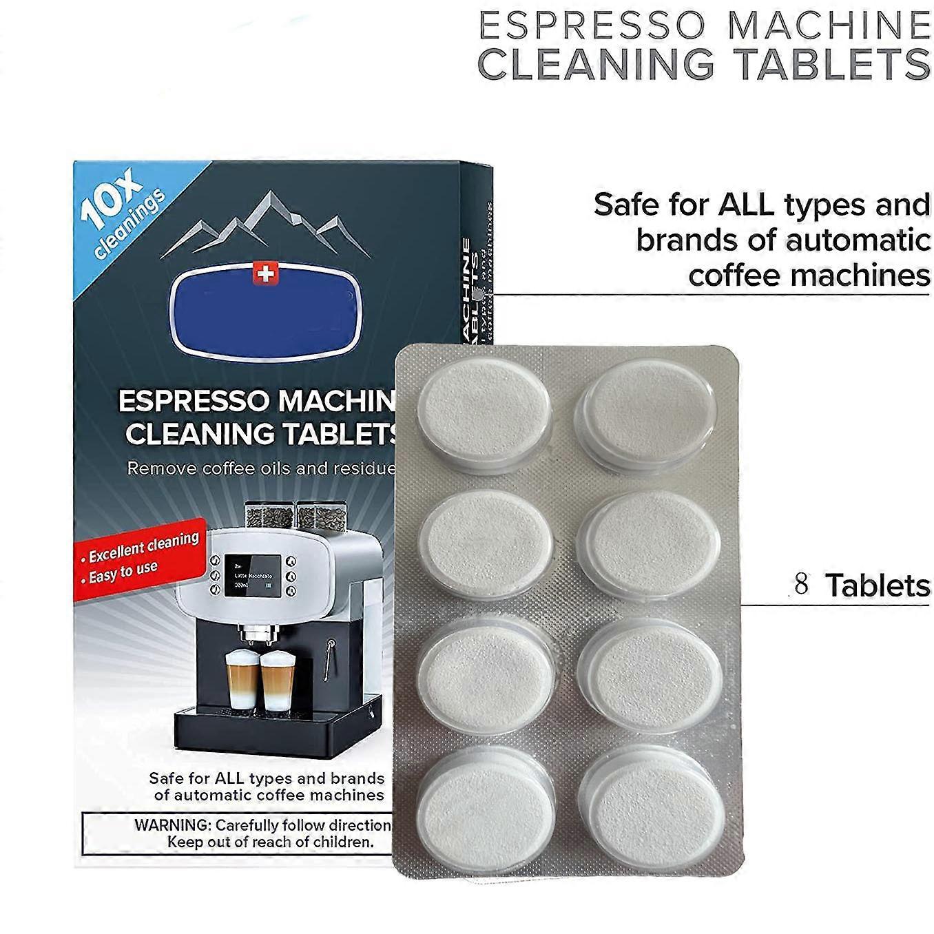 24 coffee machine cleaning tabletsQuickly and effectively remove residual dirt from the coffee machine and keep the coffee machine clean