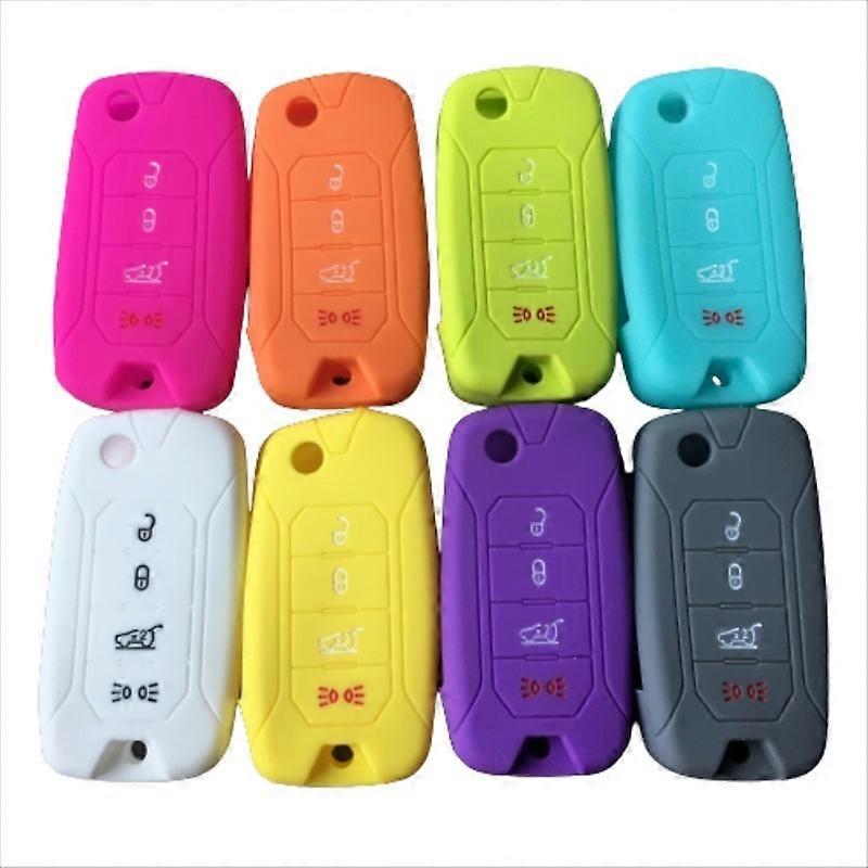 Car Key Case Cover Shell Bag Fit for Jeep Renegade 2016 4 Buttons Folding Remote Key