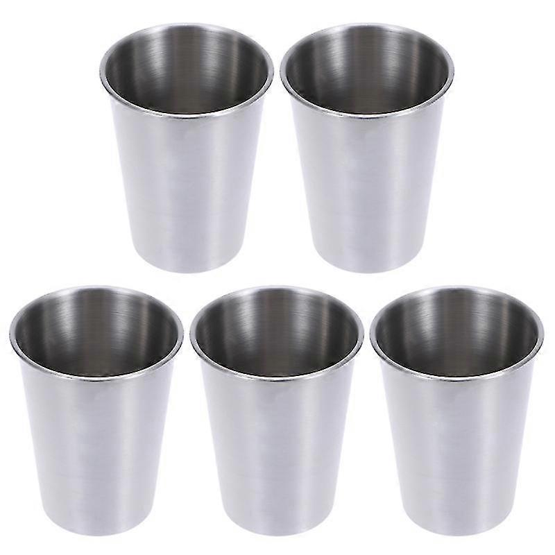 5pcs Stainless Steel Beer Mug-c