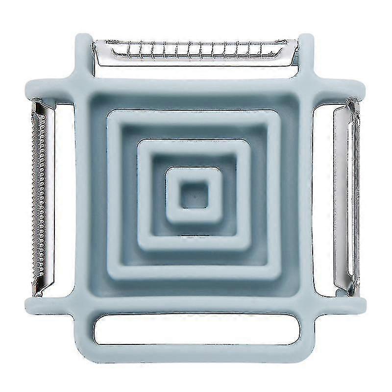 3 In 1 Multi-function Rotating Melon Peeling Peeler Grater Stainless Steel Kitchen Tool