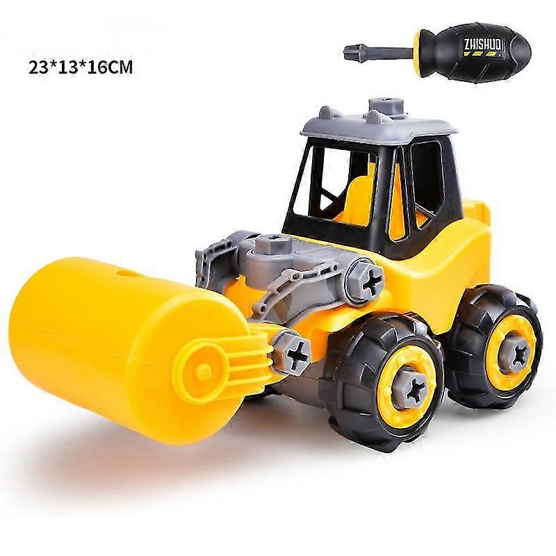 Diy Disassembly And Assembly Engineering Vehicle Toy Children'S Assembled Screw Excavator Boy Toy Car Style 4