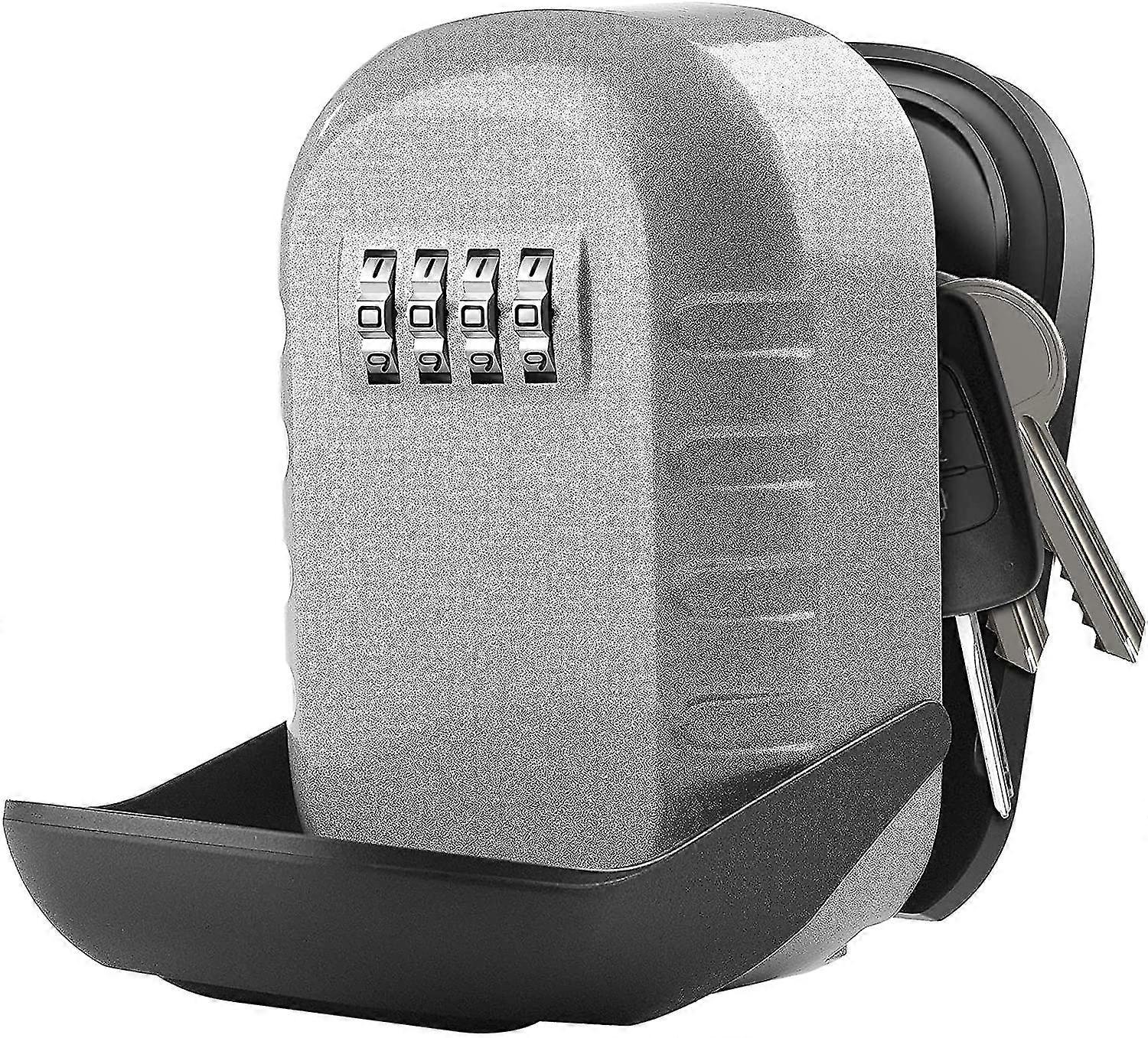 Large Capacity Safe Key Box, Safe Storage Zinc Alloy Lock Safe Box With 4 Digit