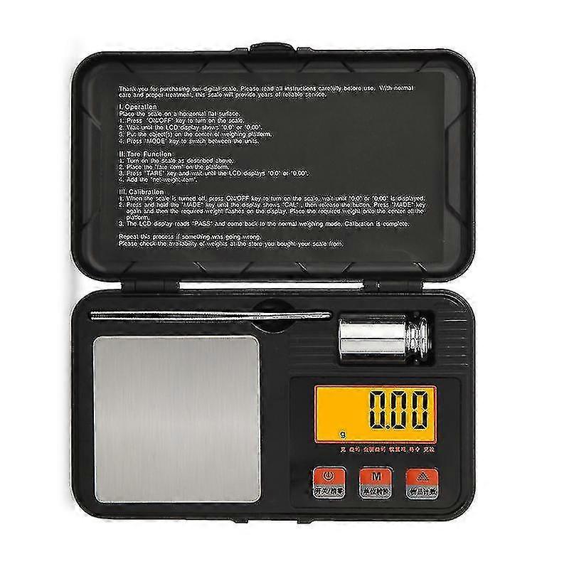 200G0.01 50G0.001G Mini Karat Bijoux Échelle De Poche Haute Précision Numérique Électronique Balance Gramme Lcd Herbe Tabac Pesage