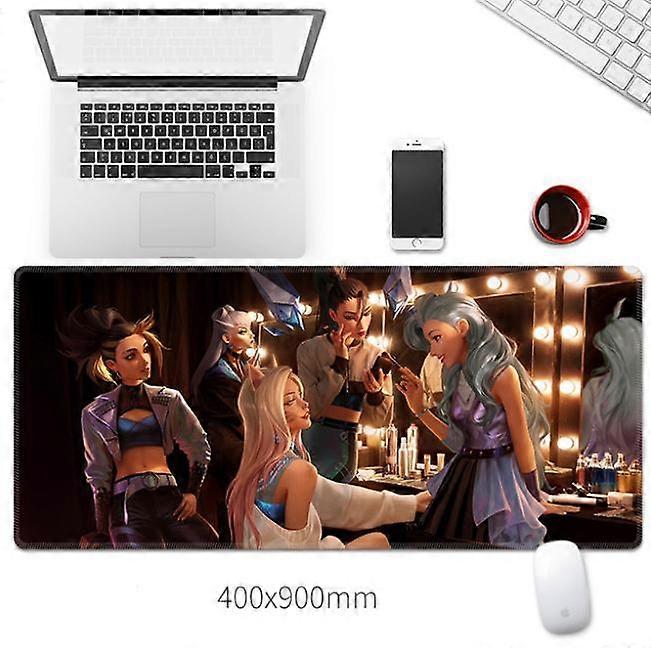 LOL KDA Laptop Desk Pad,Mouse Pad,Office Desk Mat