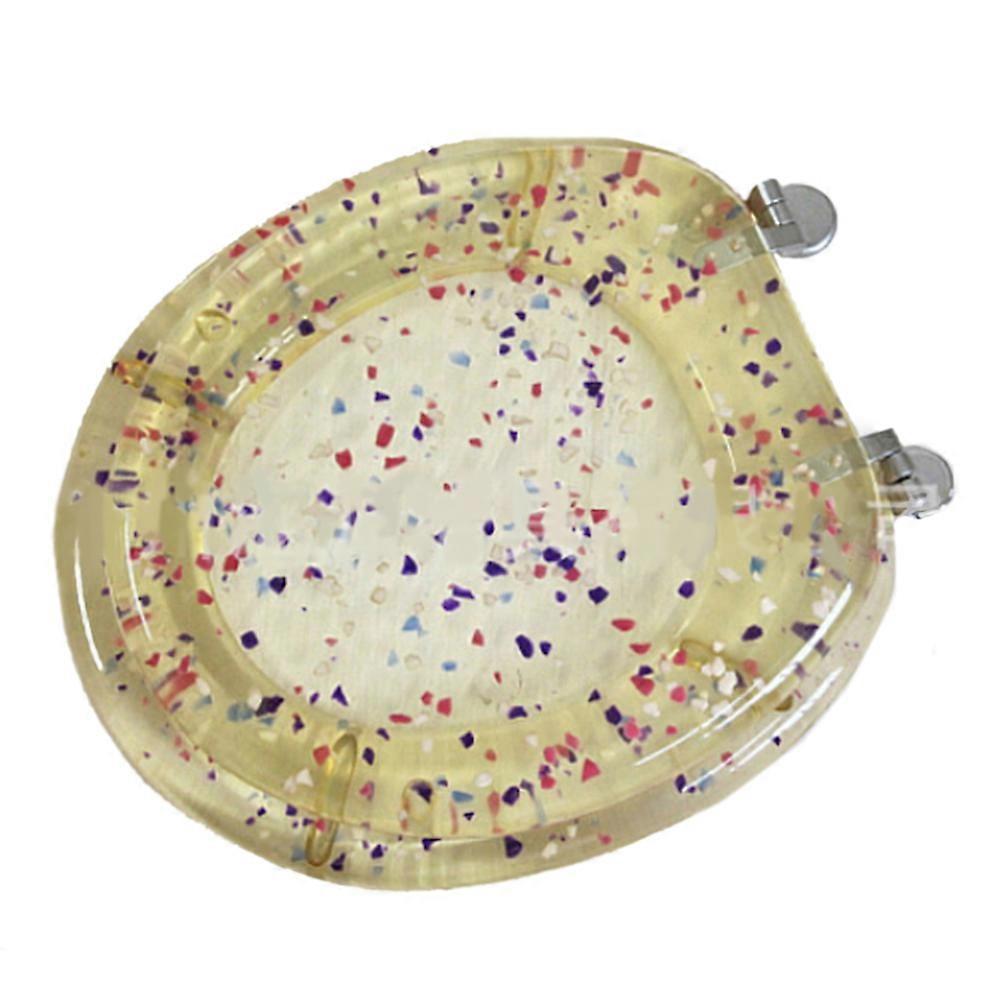 Little Stone Resin No Slow Descent Toilettensitz