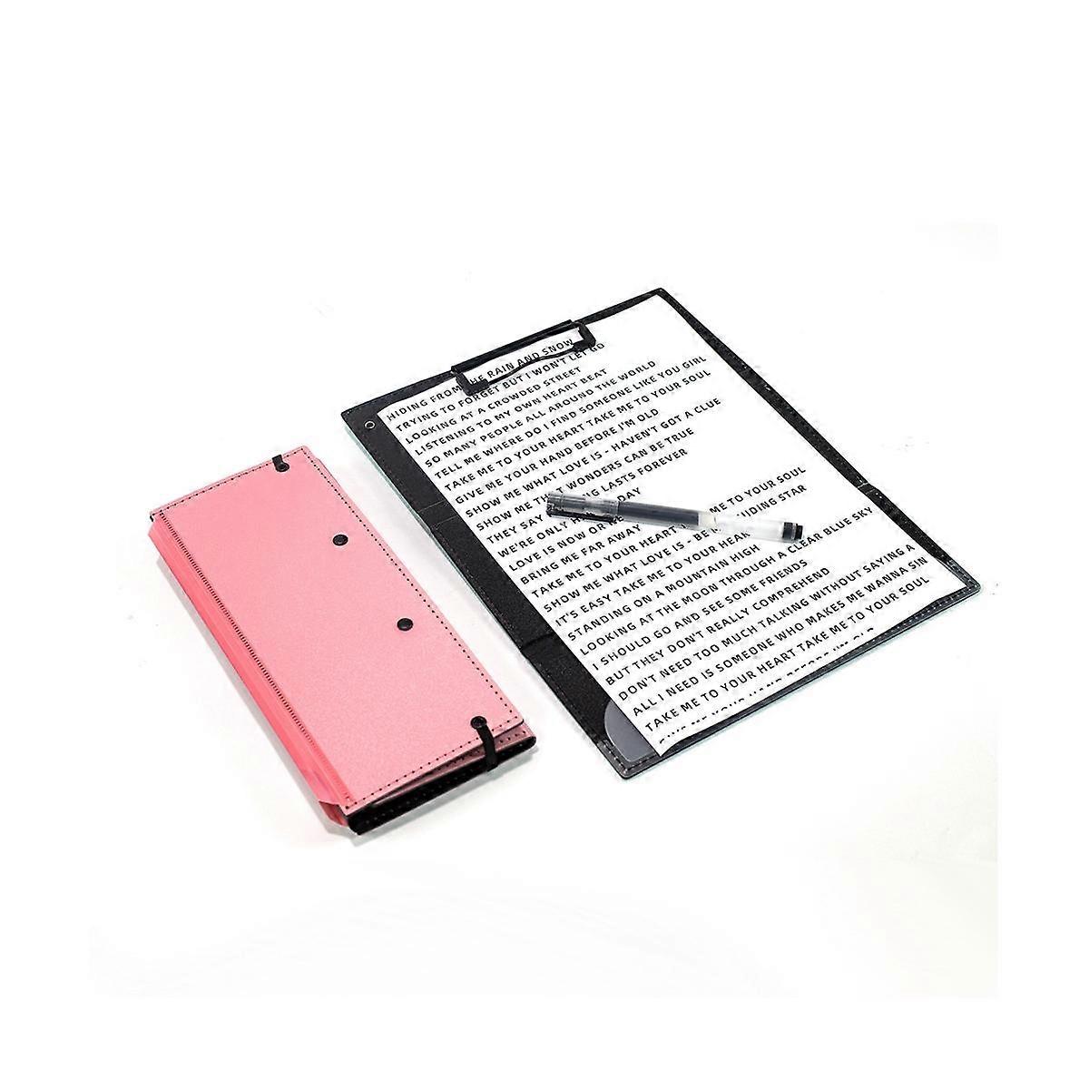 Nursing Clipboard Foldable 3 Layers Foldable Clipboard Edition Cheat Nurse Clipboard Folding Pocket