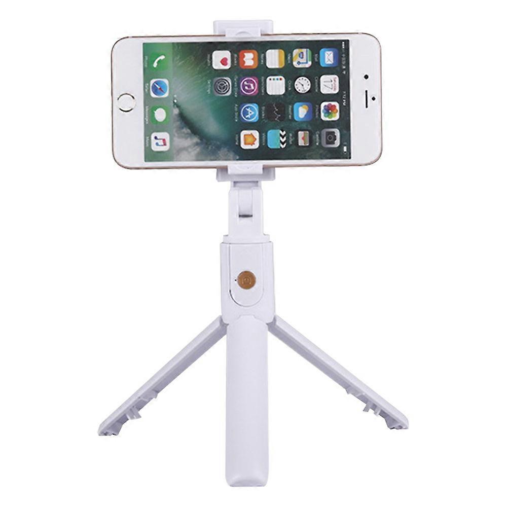 Extendable Selfie Stick Tripod with Detachable Bluetooth Wireless Remote Phone Holder Compatible with iPhone and Android Smartphone