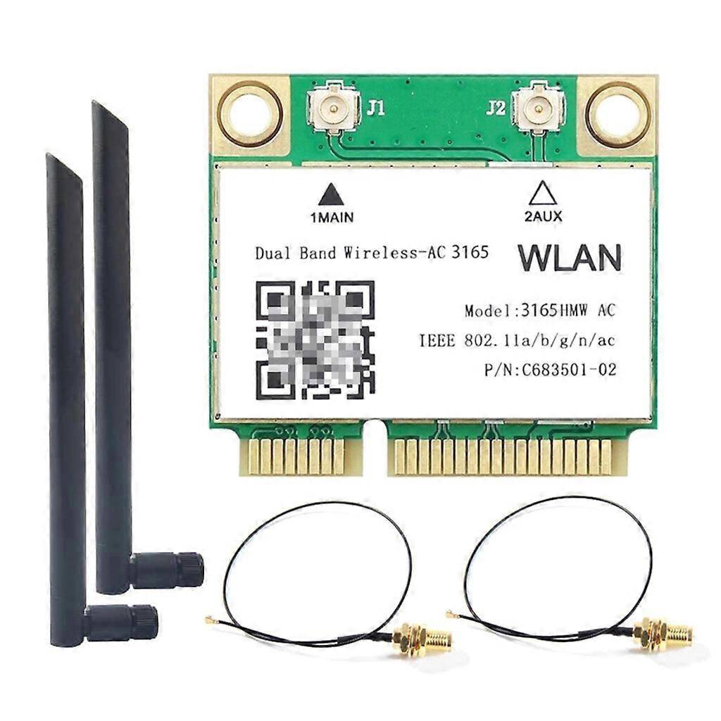 3165HMW AC 600M 2.4G+5G+BT4.0 Mini PCIE Built-in Wireless Network Card 3165AC