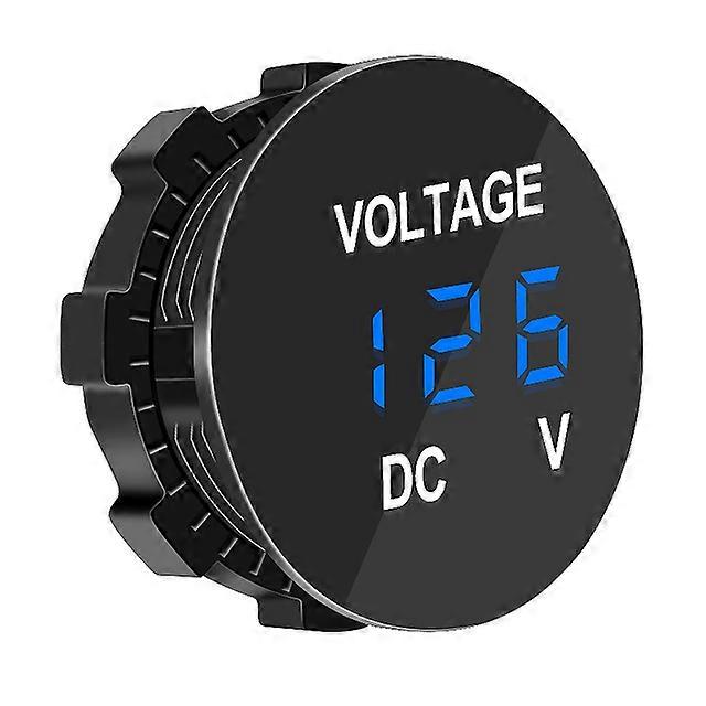 DC 12V-24V Digital Voltage Meter Car Motorcycle Voltmeter Voltage Tester for Car Auto Motorcycle Boat ATV Truck
