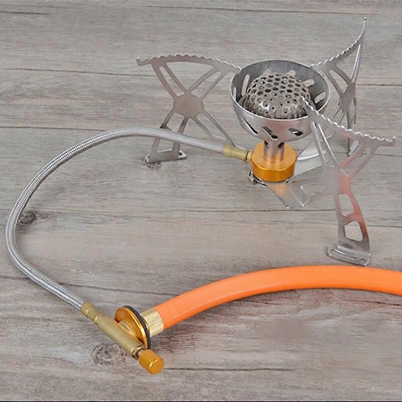 Useful Portable Household Accessories Picnic Outdoor Camping Cooker Flat Lightweight Stove Connector Practical Gas Tank Adapter Portable Cooking Stov