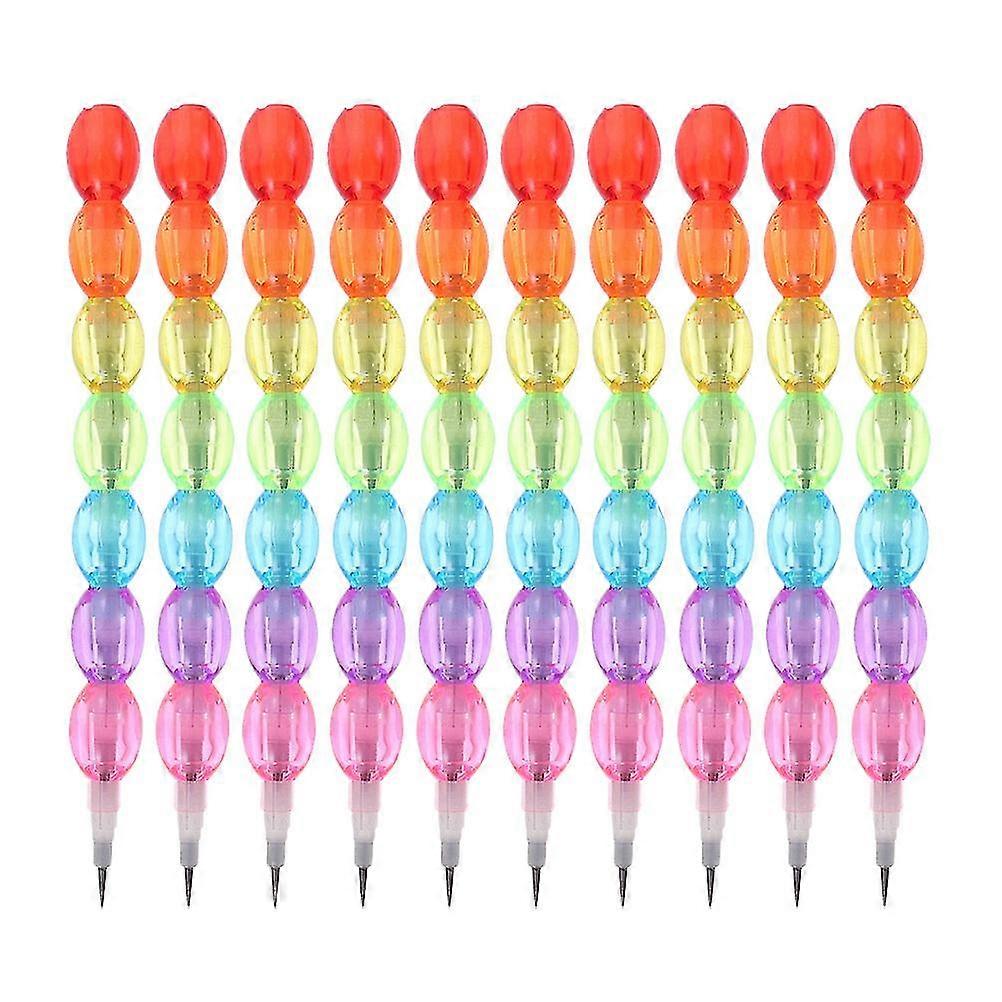 10Pcs Children Stackable Pencils Funny Stackable Pencils Kids Writing Pencils Students Accessory