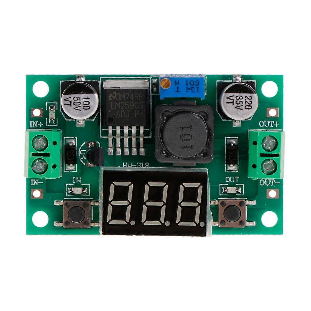 Led Voltmeter Step Down Converter Module + LM2596 DC-DC Voltage Regulator