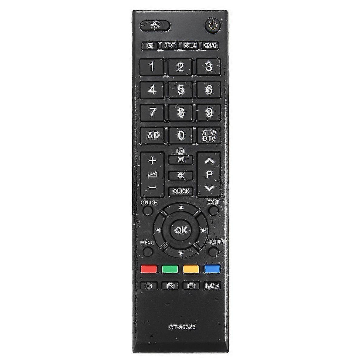 Replacement Remote Control For Toshiba Tv Ct-90326 Ct90326