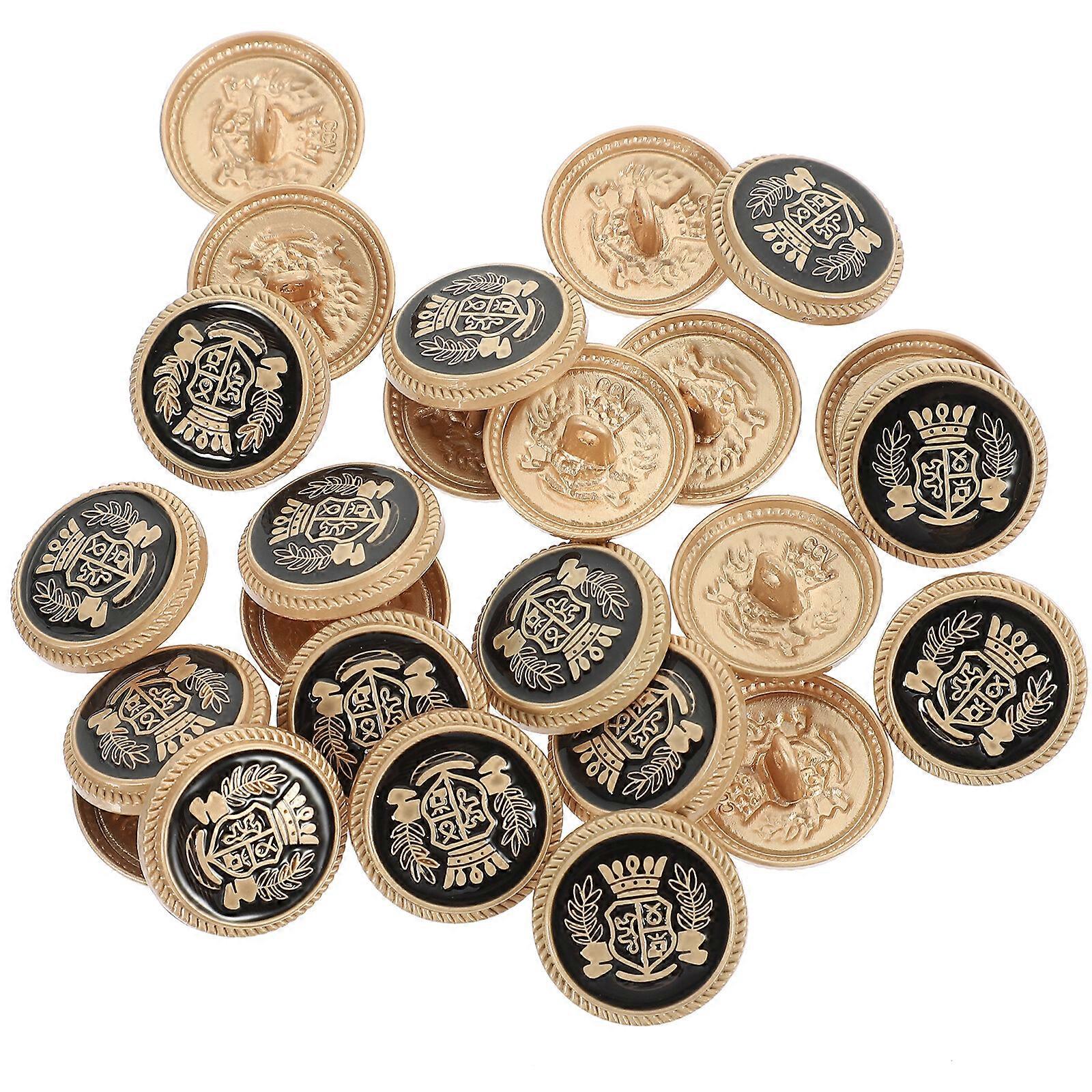 20pcs Sewing Buttons Exquisite Buttons Retro Style Buttons Multipurpose Clothing Buttons