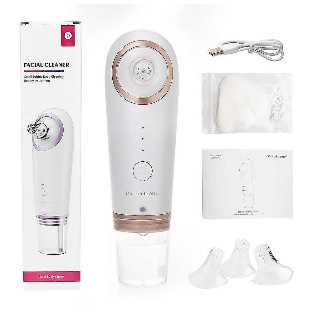 Electric Facial Cleaning Blackhead Remover Small Bubble Vacuum Cleaner Blackhead Acne Remover Shrink Pore Hydrating Pore Cleaner