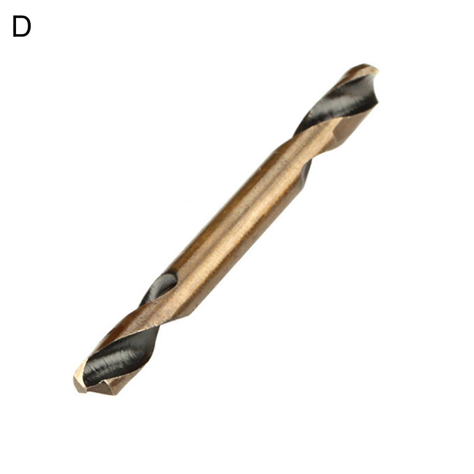 10Pcs High Hardness Twist Drill Bit Different Specifications Wear-resistant Punch Tools Double-head Drill Bit for Bench Drills QinHai