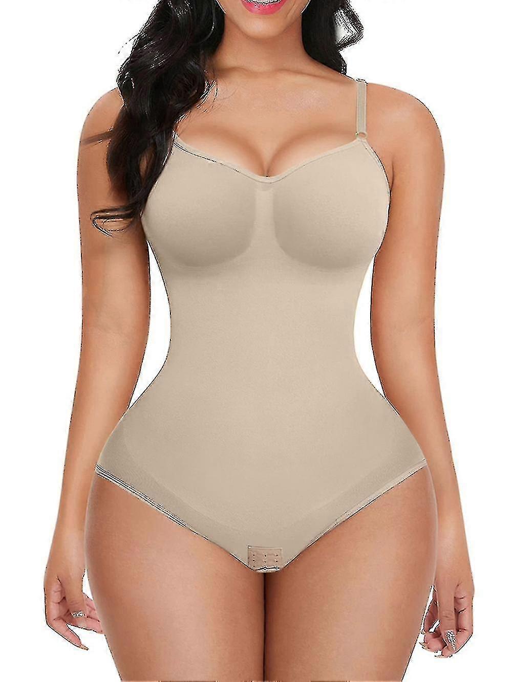 Ultra Comfy Body Shaper,,women Sculpting Bodysuit Tummy Control Shapewear Seamless Body Shaper Thong Adjustable Straps