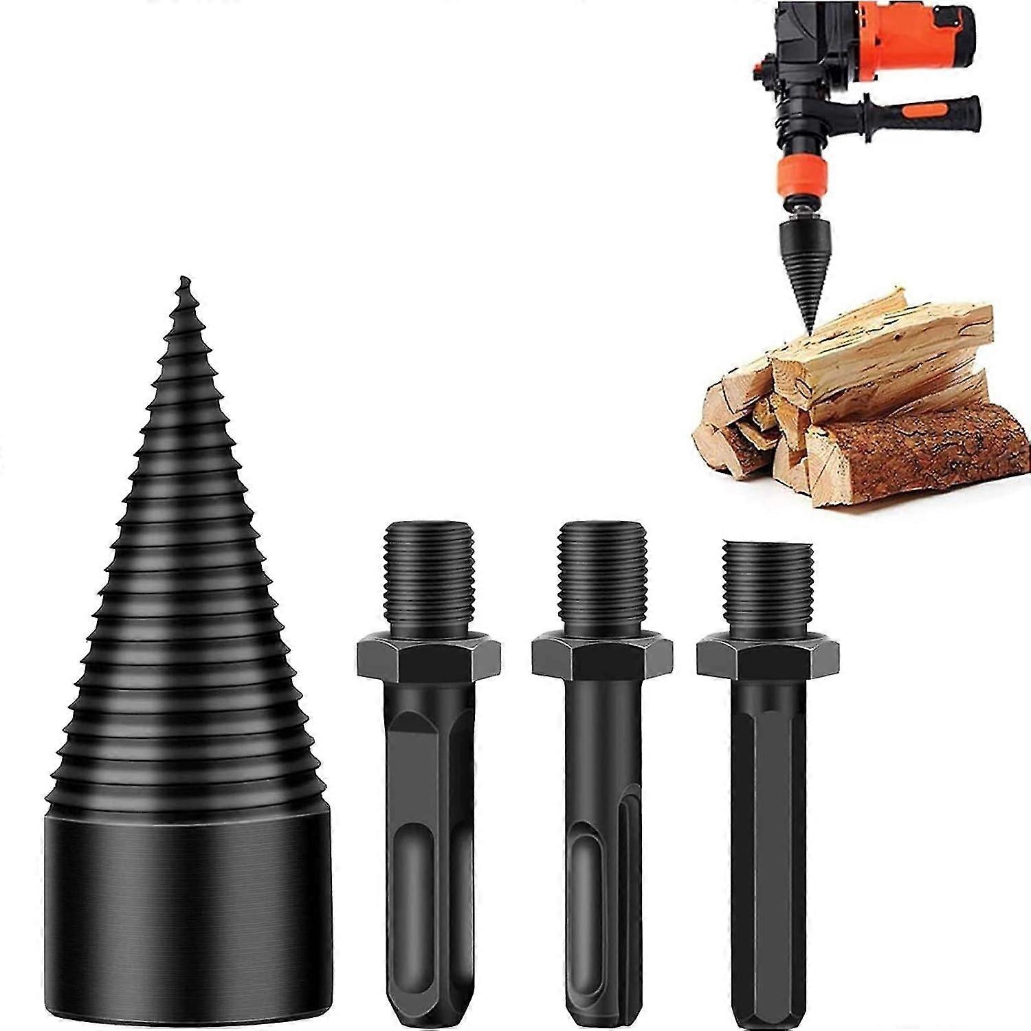 45mm Log Splitter, Log Splitter, Safe Drill Wood Splitter, Log Splitter, Log Splitter for Splitting