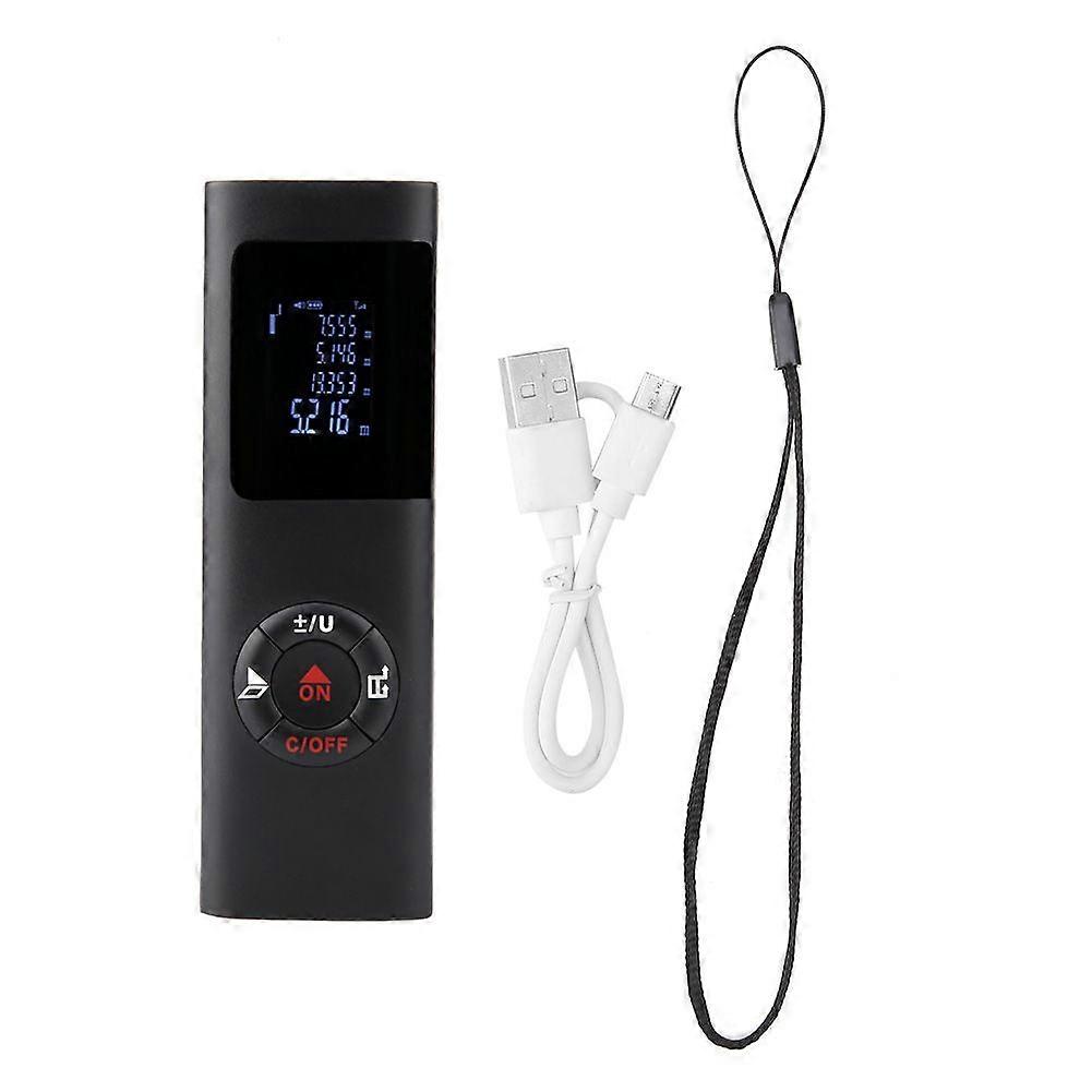 JQ40 Digital Handheld Mini Laser Distance Area Volume Meter Portable Rangefinder 40M