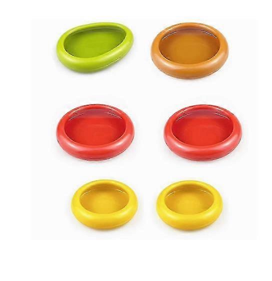 Storage Containers，Fruit And Vegetable Storage Containers Set For Avocado Onion Lemon Tomato Saver And Storage Keeper