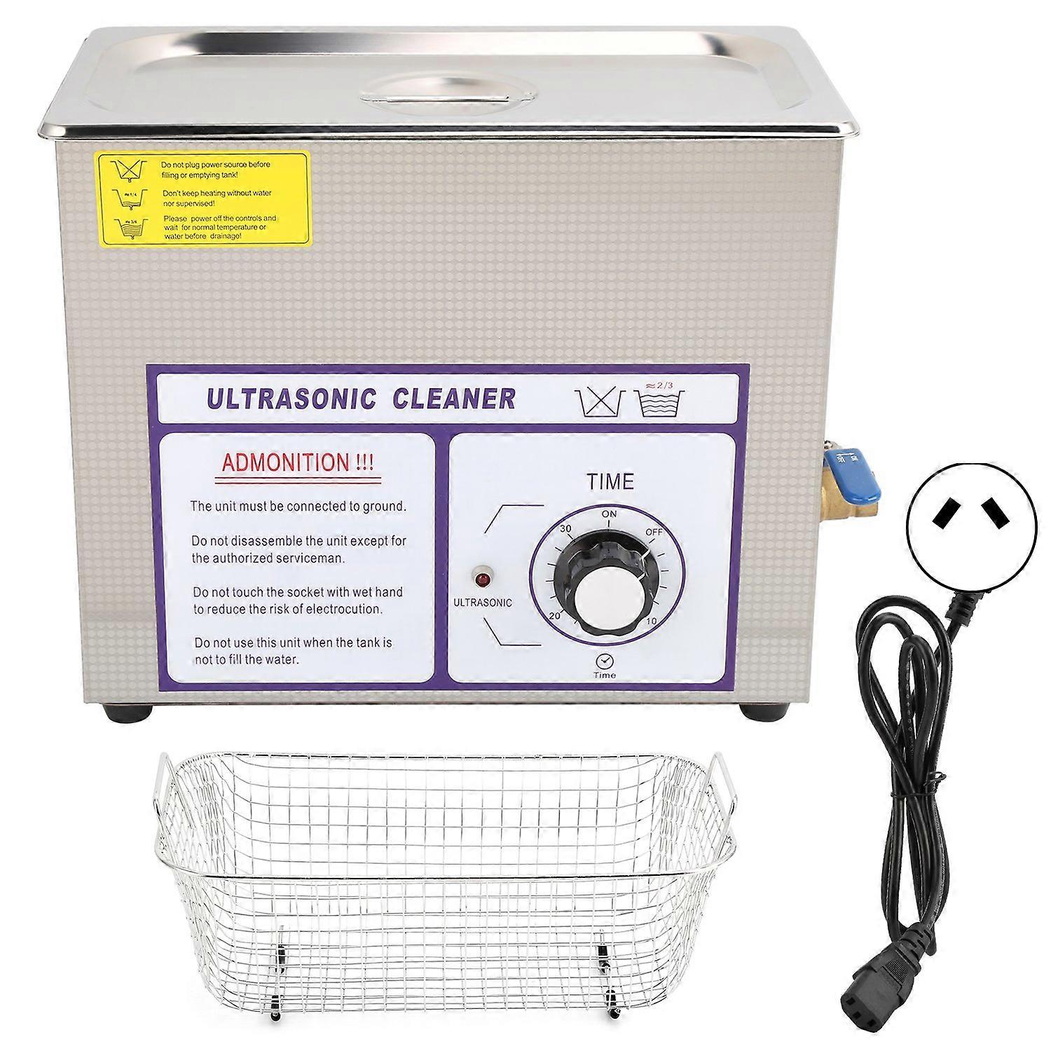 Ultrasonic Cleaner 6L Non Heating for Hardware Auto Parts Laboratory Circuit Boards