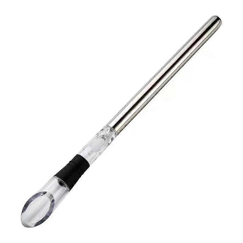 Ice Wine Chiller Stick With Wine Pourer Stainless Steel Cooling Stick Cooler Beer Juice Beverage Frozen Stick Bar Party Tool