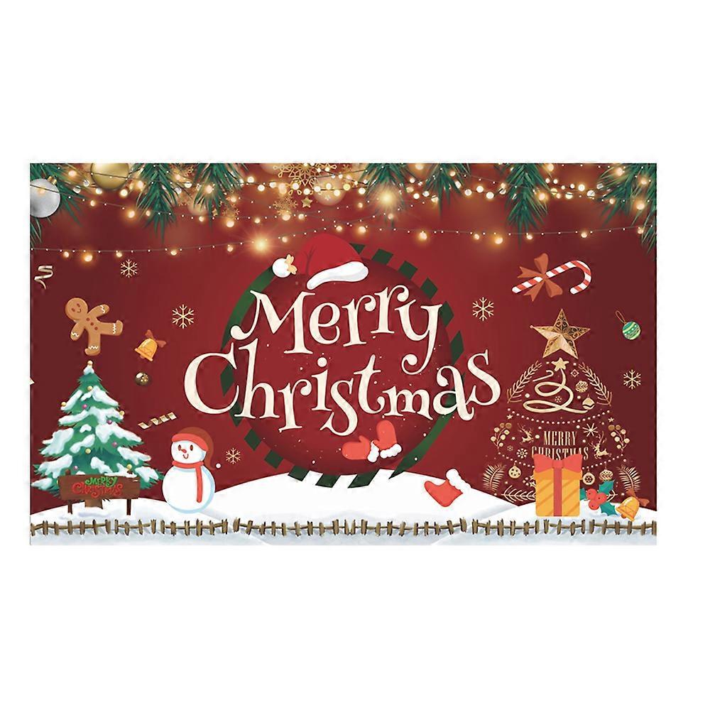 Christmas Background Banner, Vibrant, Durable, Scene Decor