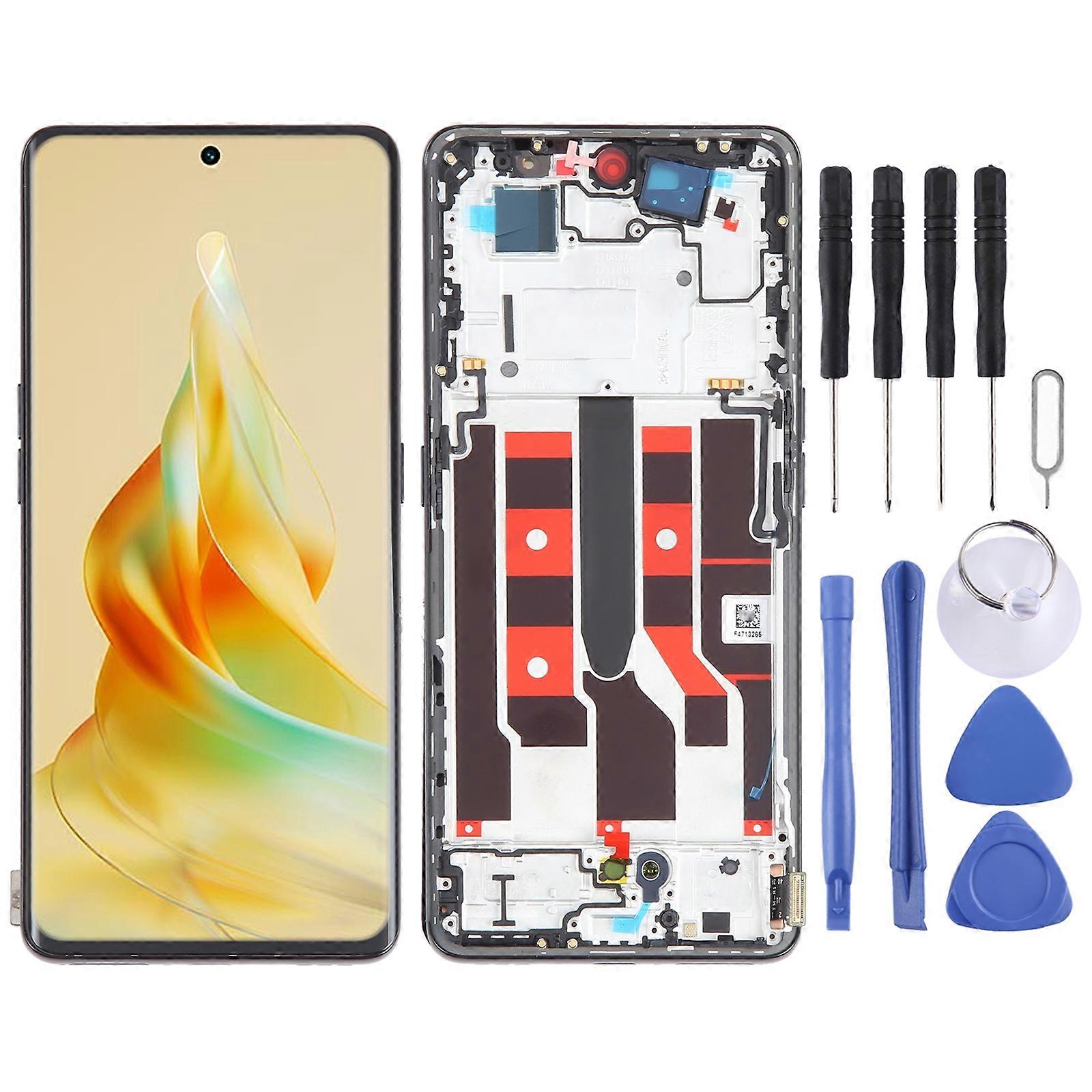 COMPATIBLE LCD Screen For OPPO Reno8 T 5G Digitizer Full Assembly with Frame