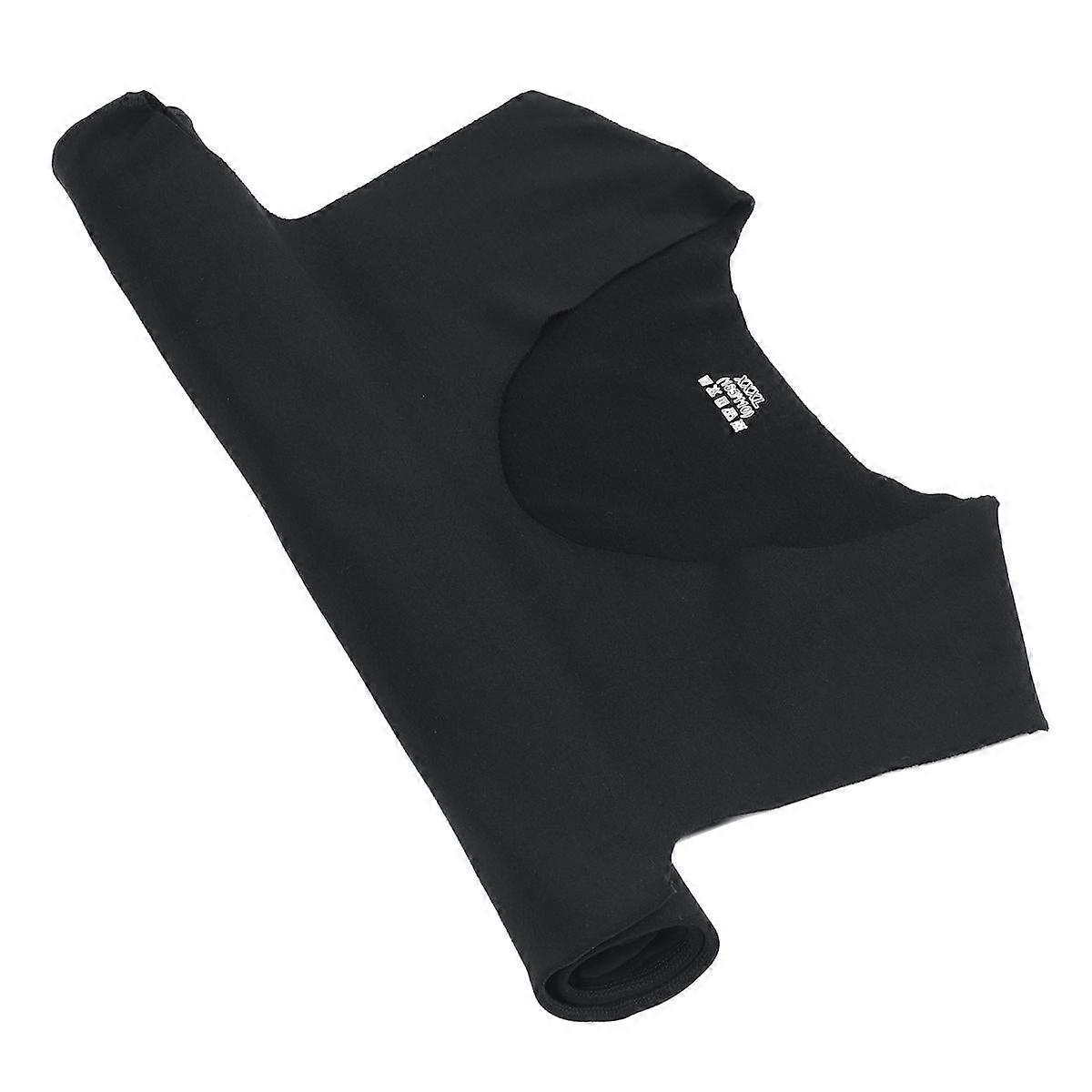 Men's Black Thermal Sleeveless Winter Underwear Top