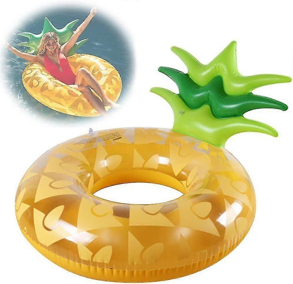Inflatable Pool Float,Pineapple Fruit Swim Ring, Pool Rings For Adults,beach Outdoor Party Decoratio