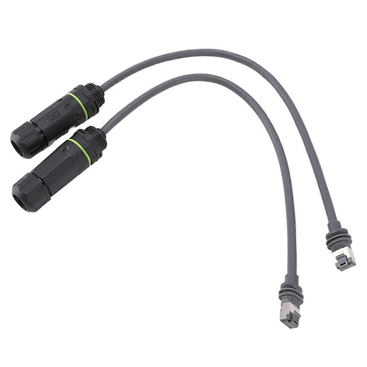 2Pcs RJ45 Cable Connector for GEN 3 V3 Extension Cord Quick Connect High Speed Data Transmission