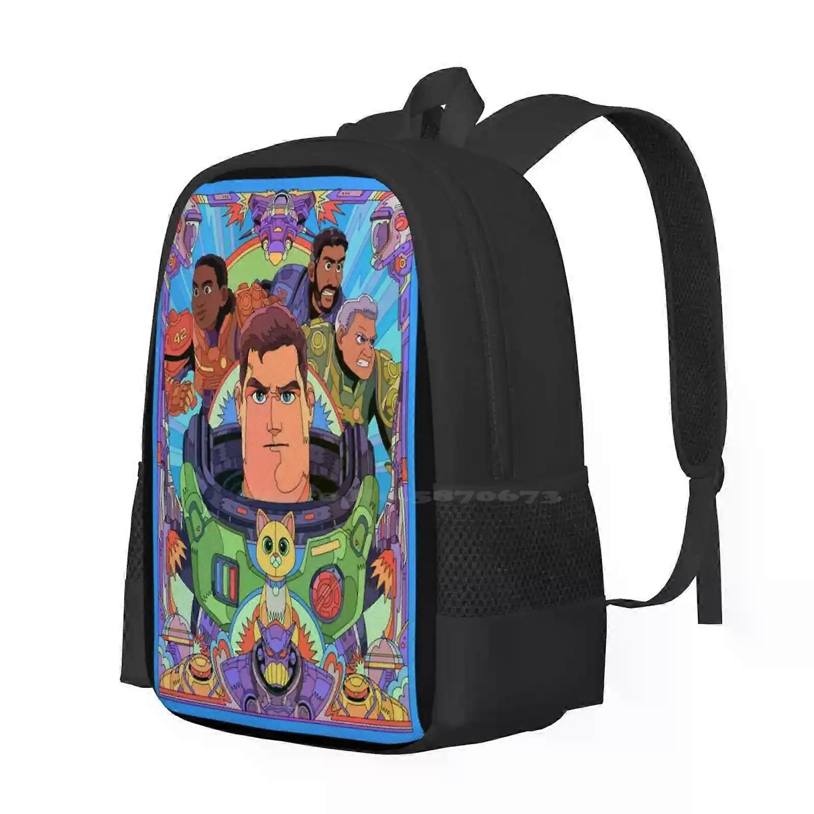 a1595 Backpack Lightyear Cartoon Bag Backpack For Men Women Girls Teenage Lightyear Cartoon Lightyear 2022 Lightyear Star Command Woody Cowboy aHt1595