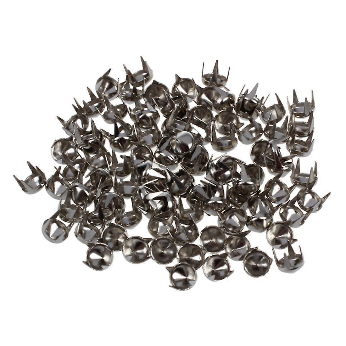 100 pcs Pyramids Rivets Gothic Punk Rivets Silver