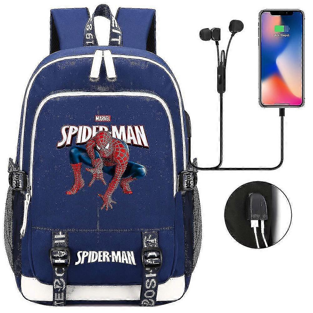 Spiderman Usb Backpack Για Παιδιά, Αγόρια, Κορίτσια - Κατάλληλο Για Βιβλίο, Σχολείο, Έφηβοι, Φοιτητές, Γυναίκες, Άνδρες - Ιδανικό Για Laptop, Ταξίδια