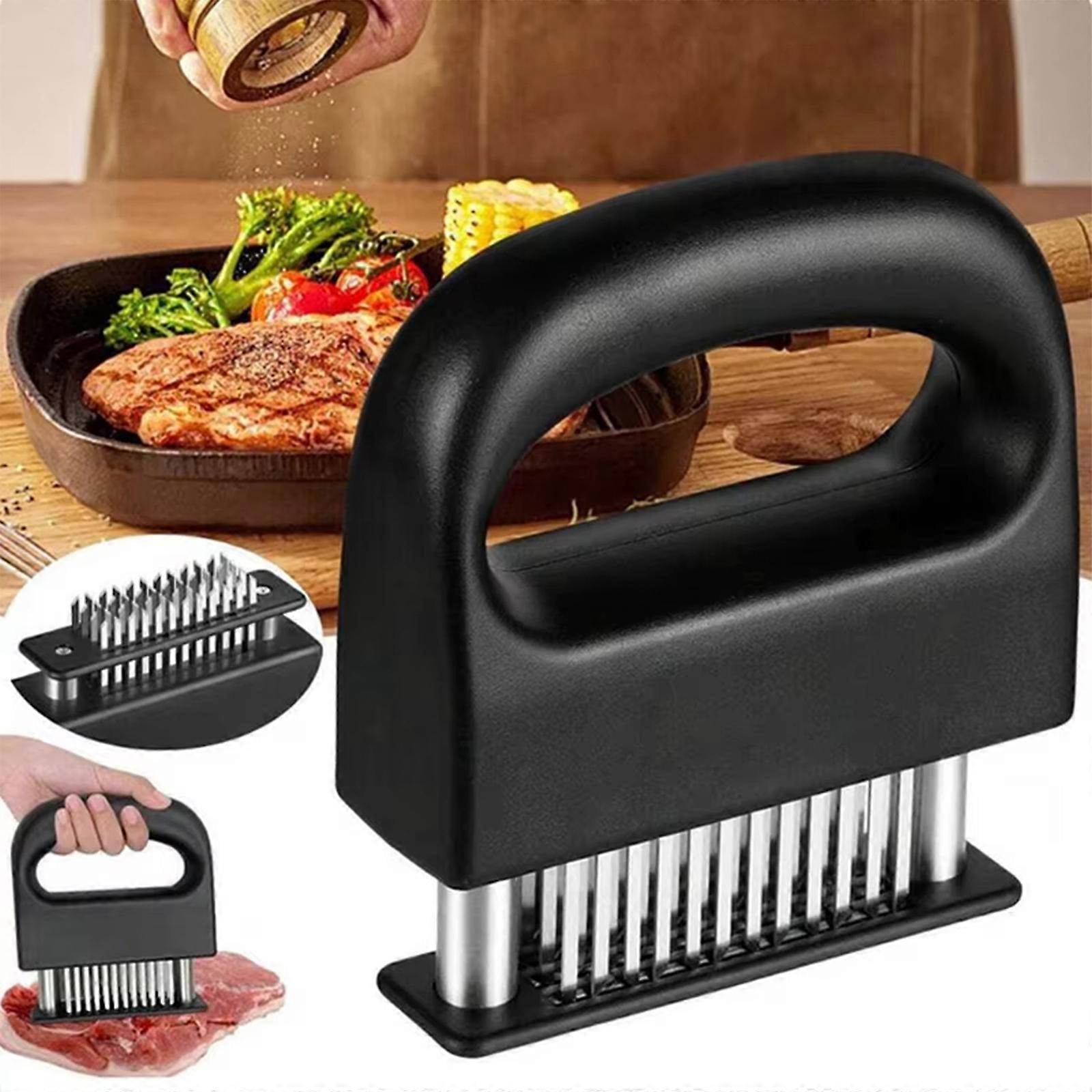 Juicy Steak Guaranteed: 48 Needle Meat Tenderizer Tool