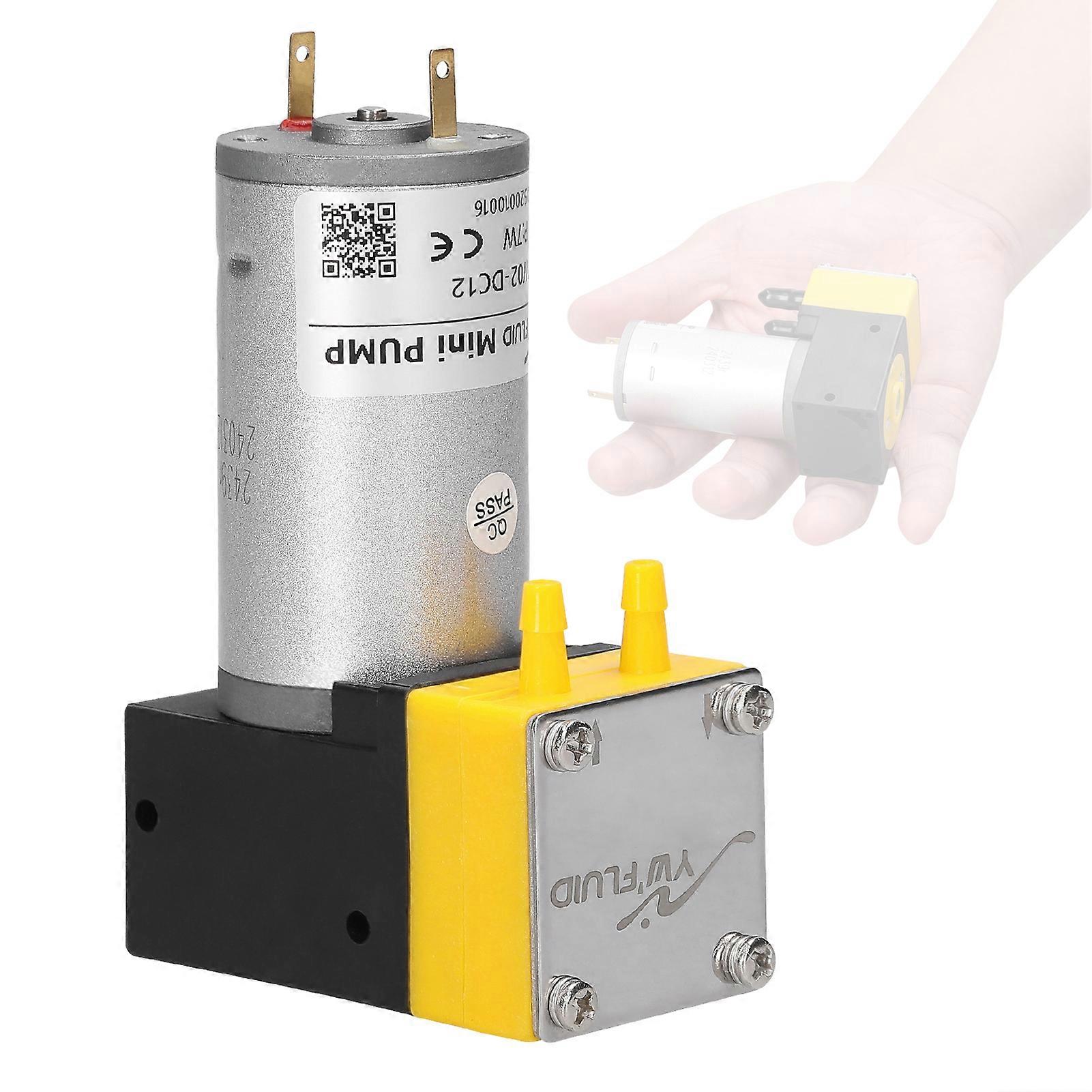 YW02 Miniature Diaphragm Pump Compact Vacuum Pump Powerful Pump with Adjustable Orientation and Unmatched Durability