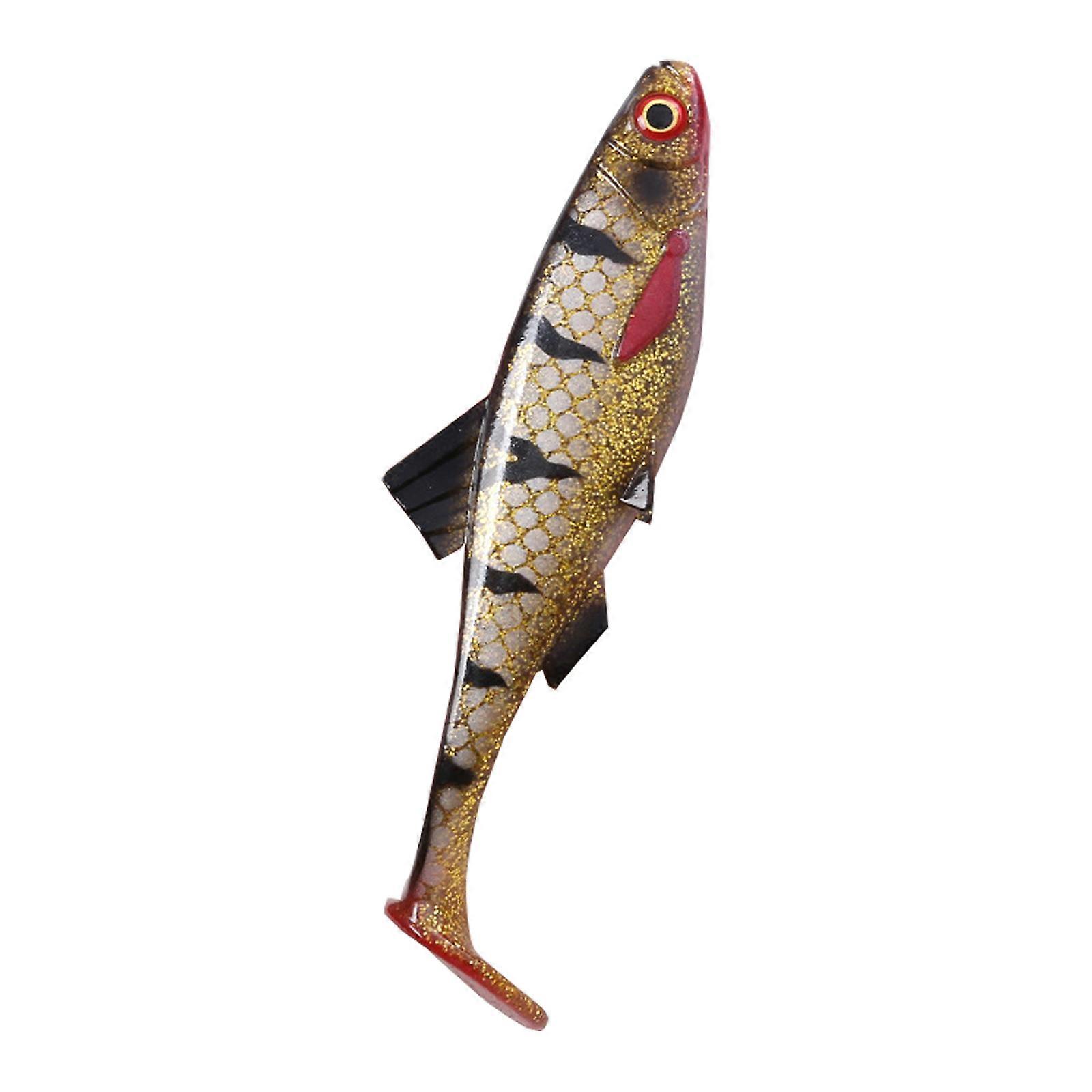 14cm 20,3cm weiche Schwimmköder T Tail Köder, langsam sinkende Köder Soft Lures Swimbaits Simulation Köder mit T Shape Tail