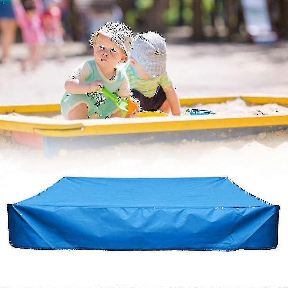 Waterproof Dustproof Square Sandbox Cover with Drawstring compatible with Beach, Sandpit, Pool