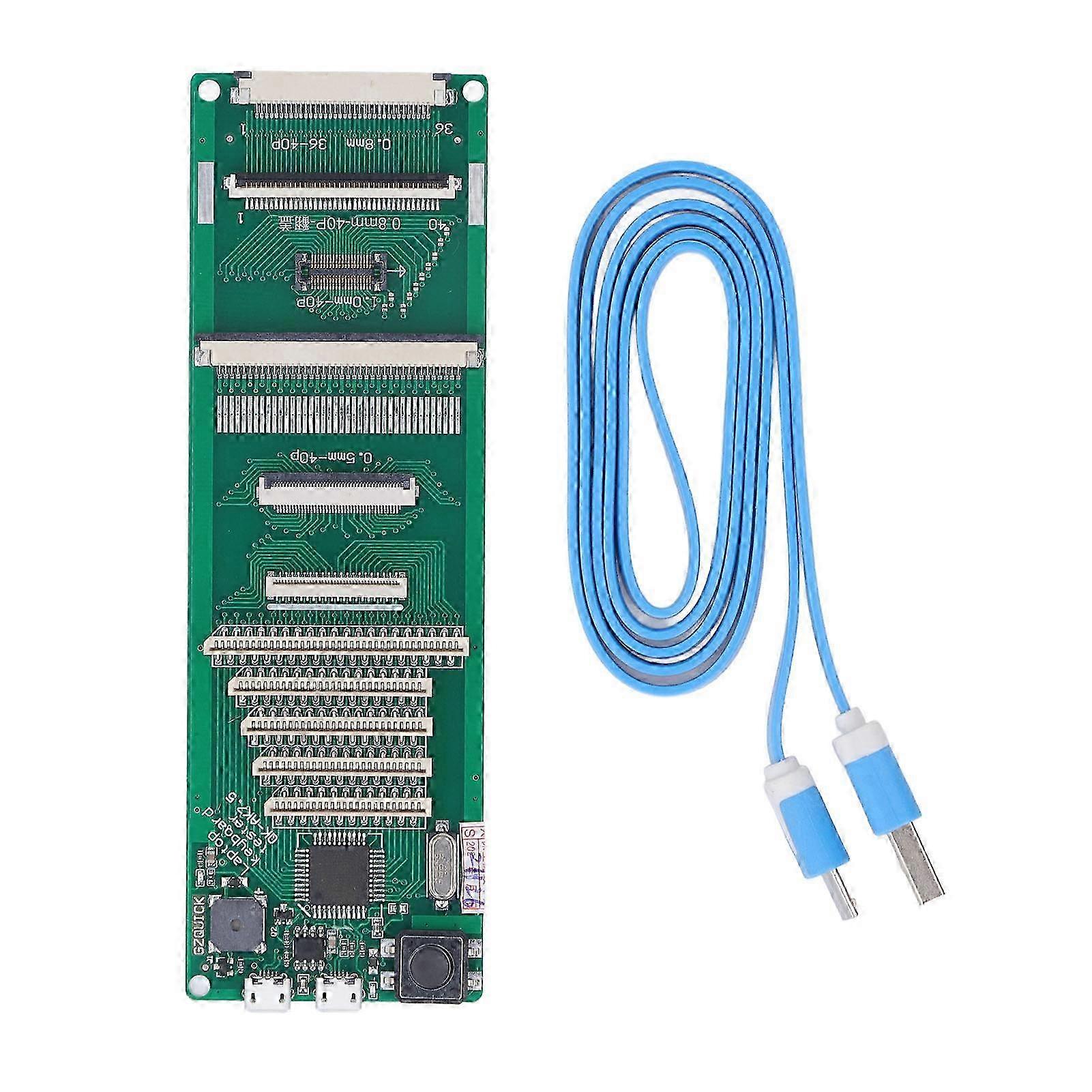 USB Interface Keyboard Test Module Universal 40Pin Multi Ports DIY Laptop Keyboard Detection Kit